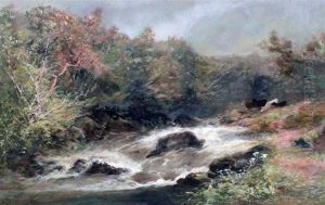 Cattle Beside A Stream Cattle Beside A Stream