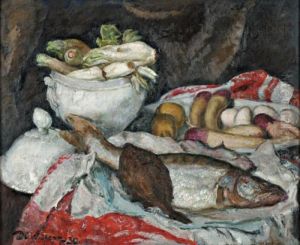 Nature Morte Au Poisson by David O. Widhopff