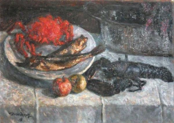 Nature Morte Aux Poissons Et Crustaces - view 1