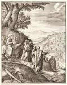Christ's Entry Into Jerusalem by Hieronymus, Jerome Wierix
