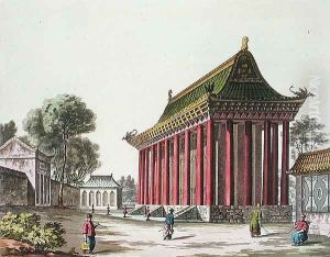The European Palace at Yuen-Ming-Yuan, illustration from Le Costume Ancien et Moderne by Giulio Ferrario, published c.1820s-30s by Gaetano Zancon