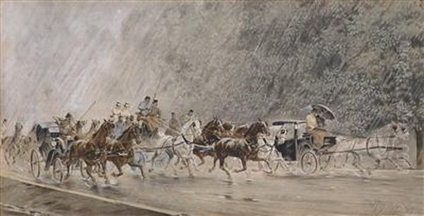 Coach Journey In The Rain - view 1