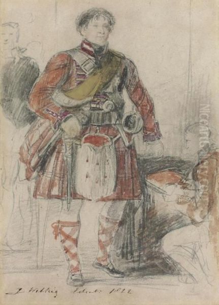 Portrait Study Of George Iv In Highland Dress At Holyrood Palace - view 1