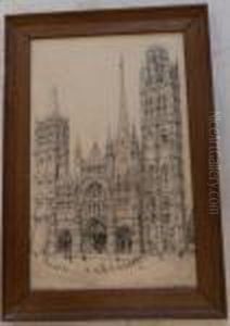 La Cathedrale De Rouen/le Gros Horloge by Frank Will