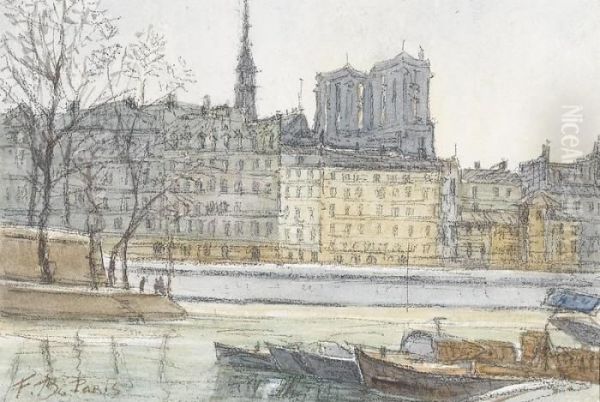 Seinepartie Mit Notre-dame In Paris - view 1