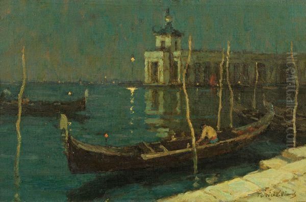 The Dogana By Night, Venice - view 1