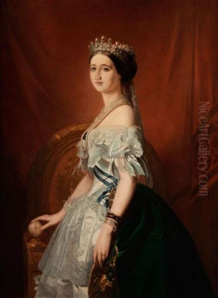 Eugenie De Montijo (spanische
Grafin 1828 - 1920, Von 1853 - 1870 Kaiserin Der Franzosen Und Letzte
Monarchin Frankreichs, Ehefrau Napoleon Iii) - view 1