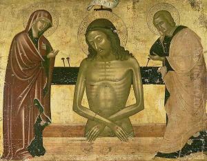 Christ Crucified with Mary and Joseph by Nicola Zafuri