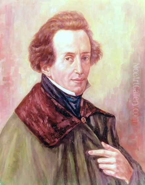 Portrait of Felix Mendelssohn - view 1