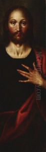 Christ As Salvator Mundi by Artus Wollfort