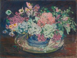 Blumenstilleben by Julie Wolfthorn