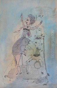 Compositie Met Ballerina