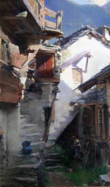 A Street In The Rhone Valley - view 1
