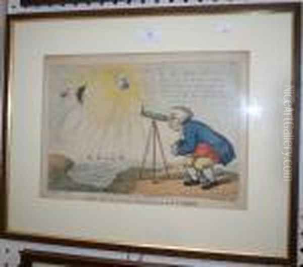 John Bull Making Observations On The Comet - view 1