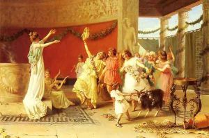 A Roman Dance by Guglielmo Zoochi