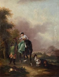 Escena De Caceria by Pieter Wouwermans or Wouwerman