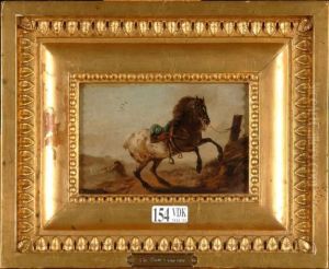 Cheval Se Cabrant Au Tir Du Chasseur by Pieter Wouwermans or Wouwerman