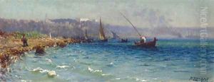 A View of the Bosphorous from the Old Byzantine Walls, Constantinople