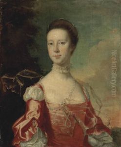 Portrait Of A Lady by Josepf Wright Of Derby