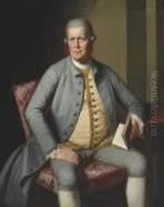 Portrait Of Gentleman by Josepf Wright Of Derby