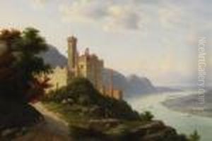Castle Stolzenfels By The Rhine by Walther Wunnenberg
