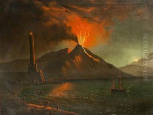 Eruption Of Vesuvius by Michael Wutky