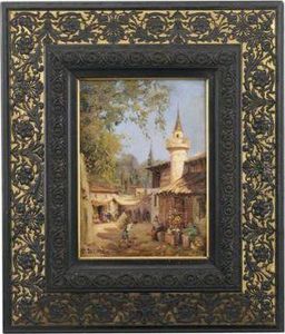 Orientalische Strasenszene by Carl Wuttke