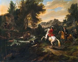 Hirschjagd by Jan Wyck