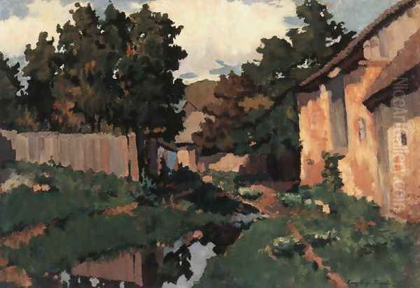 Creekside with Mackerel-sky 1894 - view 1