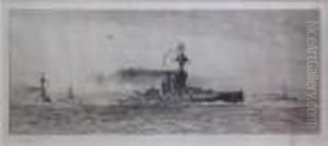 Battleships by William Lionel Wyllie