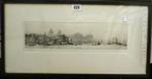 The Thames At Greenwich by William Lionel Wyllie