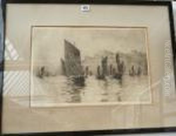 Sailing Boats Off The Coast - view 1