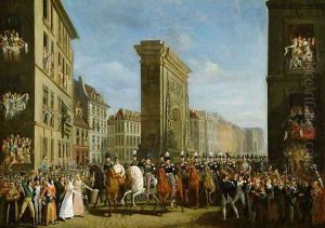 Passage of Allied Sovereigns in Front of the Porte Saint-Denis