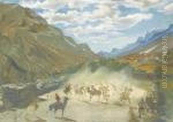 Polo Game At Misgar - view 1
