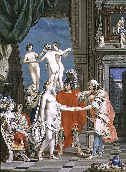 Alexander the Great (356-323 BC) introducing Campaspe to Apelles - view 1