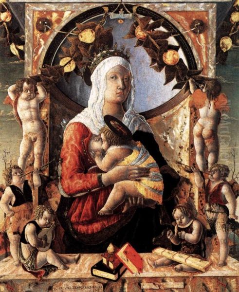 The Virgin and Child Surrounded by Eight Angels, 1455 - view 1