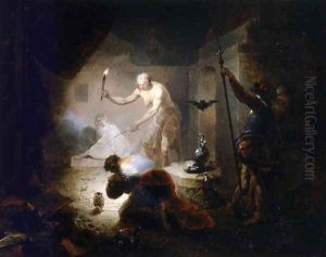 Saul and the Witch of Endor, 1753 by Januarius Zick