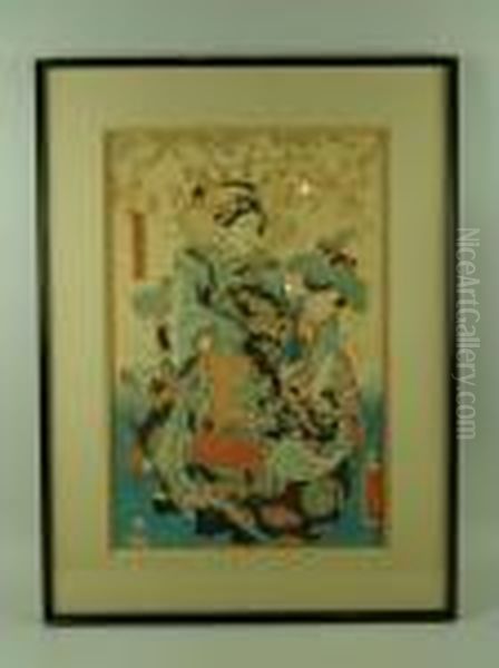 Deux Jeunes Femmes En Promenade - view 1