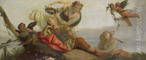 The Sleeping Rinaldo 1760s - view 1