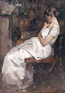Girl in White, c.1889 by Willem de Zwart