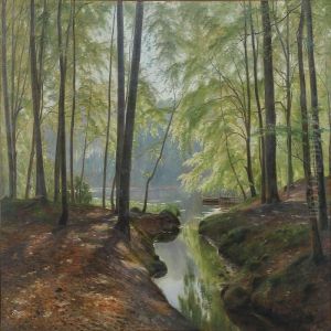 Baekken. Foraar I Hellebaek by Christian Zacho