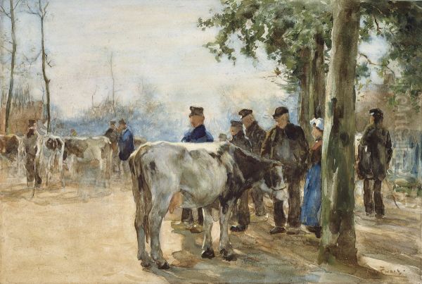 The cattle market - view 1
