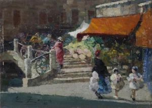 "mercato Dei Fiori A Venezia" by Erma Zago