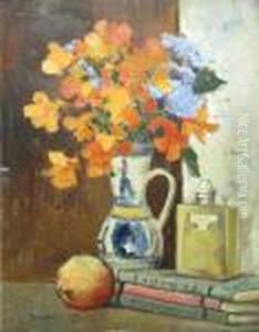 Natura Statica Cu Flori by Gheorghe Zamphiropol Dall