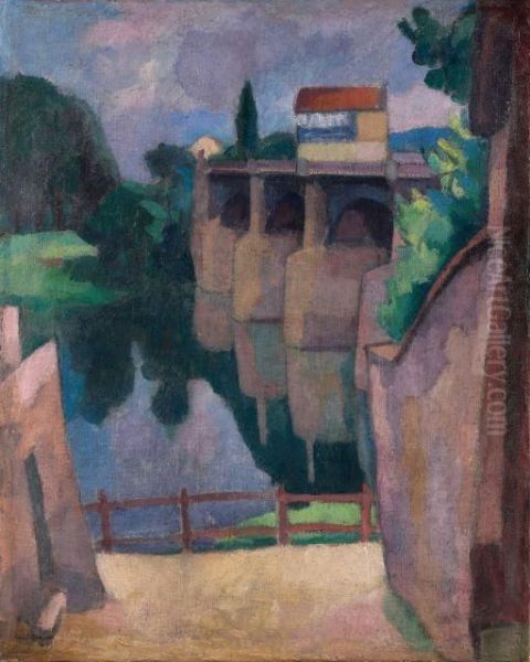 Paysage Ou Harmonie Rose - view 1