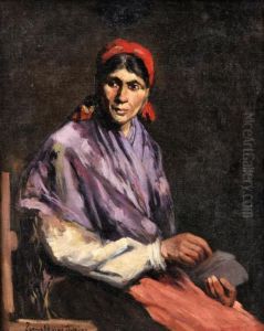 Zena S Cervenou Satkou