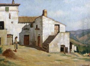 Peasant woman on the farm