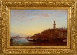 Venise, Le Grand Canal by Felix Ziem