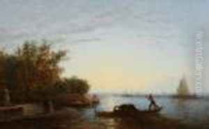 Isle Of Lido, Venice by Felix Ziem