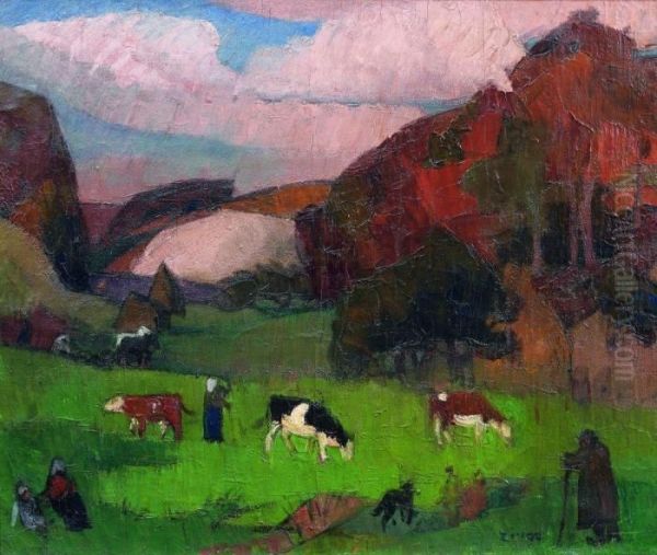 Paturage Devant Les Carrieres, Picardie - view 1